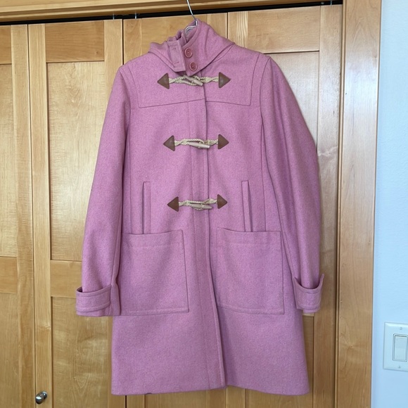 J. Crew Melton Wool Toggle Coat - Picture 1 of 7